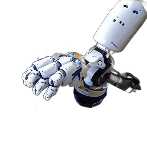 robot, 3d render, concept art, cyberpunk transparent PNG cut-out