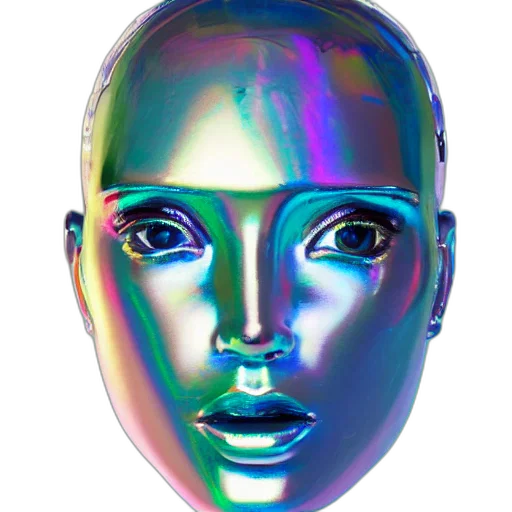 mask, face, robot, creature transparent PNG cut-out