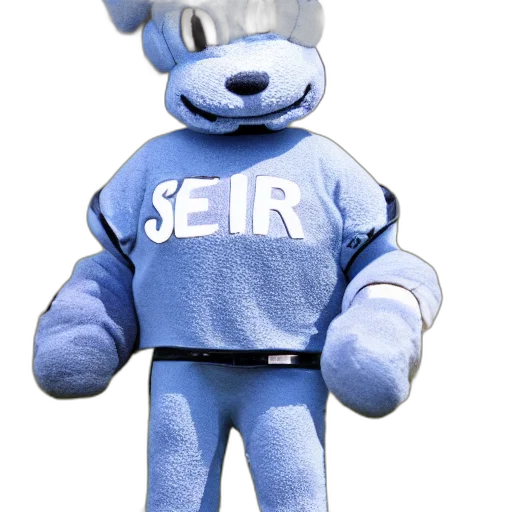 robot, jacket, staff, 3d render transparent PNG cut-out