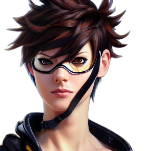 face, photorealistic, concept art, 3d render, anime, dark, oil, painting transparent PNG cut-out