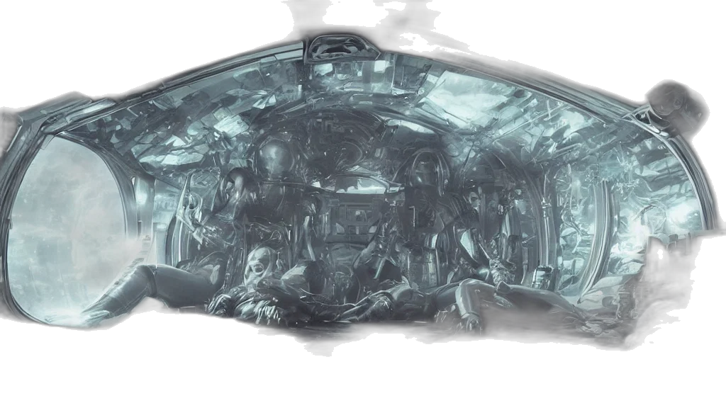 car, mask, sword, concept art transparent PNG cut-out