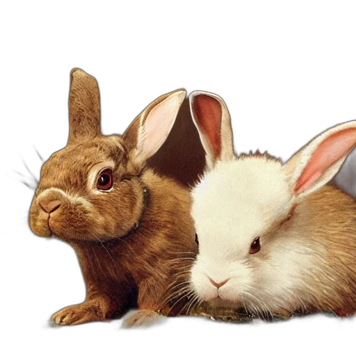 animal, photorealistic, very, agressive, bunnies, thirsty, blood, red transparent PNG cut-out