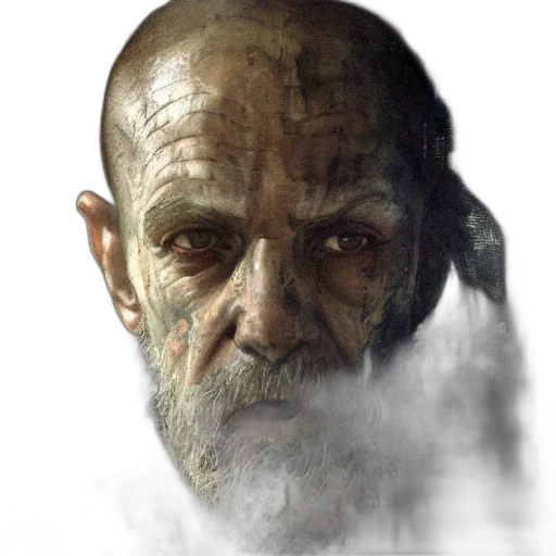 face, staff, creature, mask transparent PNG cut-out
