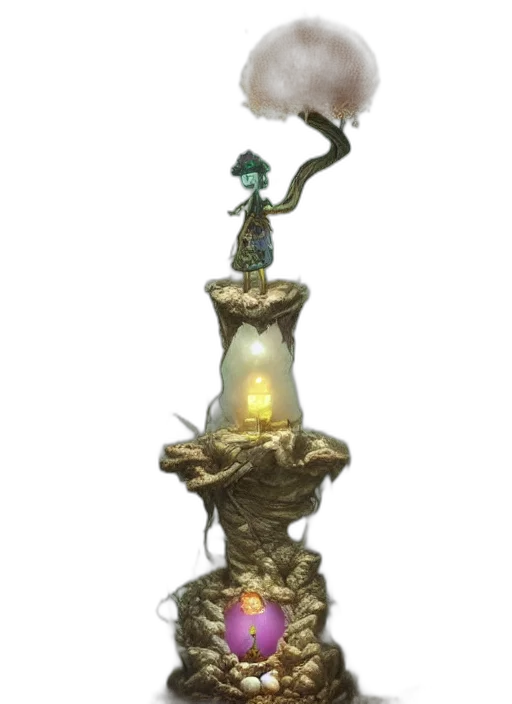 sword, crown, staff, jewelry, concept art, fantasy art, 3d render, watercolor transparent PNG cut-out