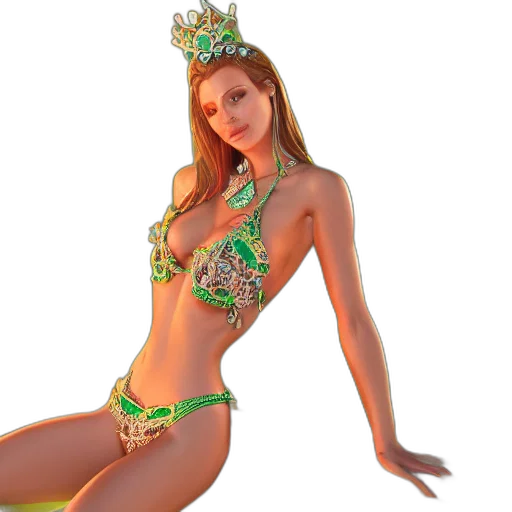 crown, jewelry, 3d render, fantasy art transparent PNG cut-out