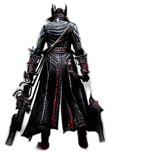 concept art, 3d render, fantasy art, comic book art, screenshot, demon, bloodborne, stunning transparent PNG cut-out