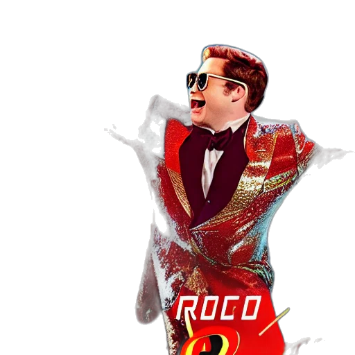 jacket, robot, 3d render, concept art, cartoon, comic book art, red, film transparent PNG cut-out