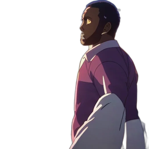jacket, face, anime, concept art transparent PNG cut-out