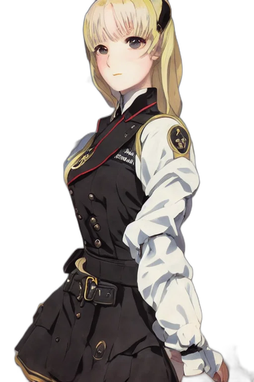 staff, jacket, dress, crown transparent PNG cut-out