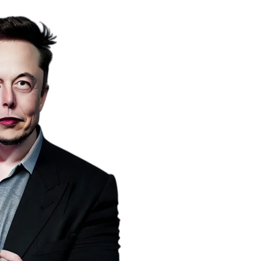 robot, face, staff, car, concept art, cartoon, photo, elon transparent PNG cut-out