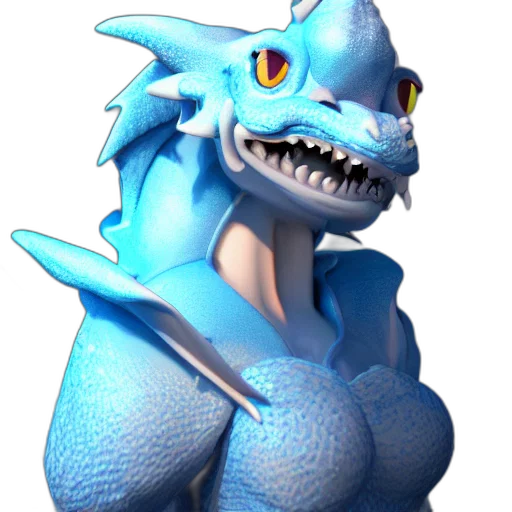 dragon, creature, staff, animal transparent PNG cut-out