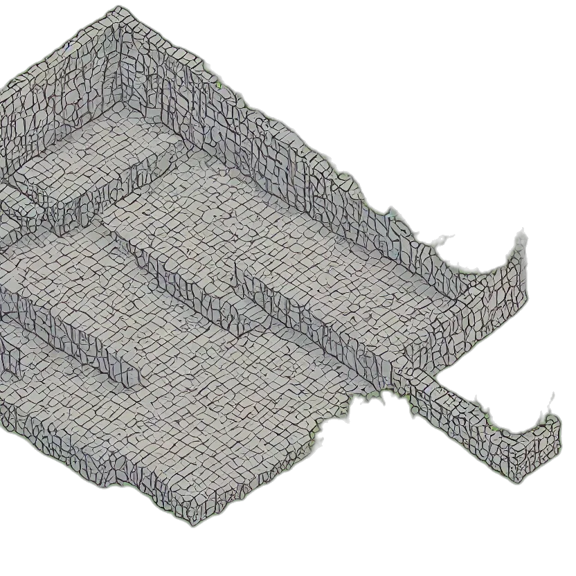 building, crown, furniture, jewelry, 3d render, concept art, pixel art, fantasy art transparent PNG cut-out