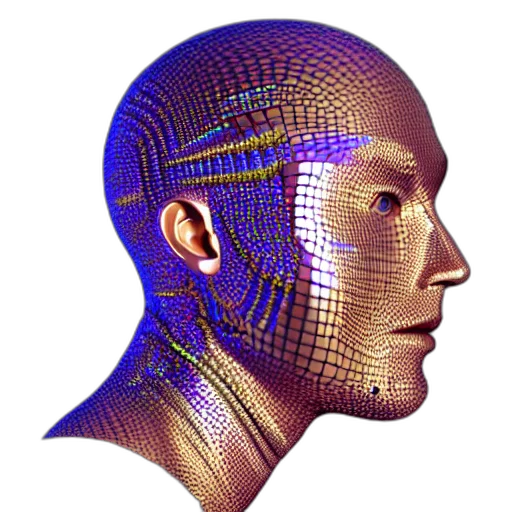 robot, face, mask, jewelry transparent PNG cut-out