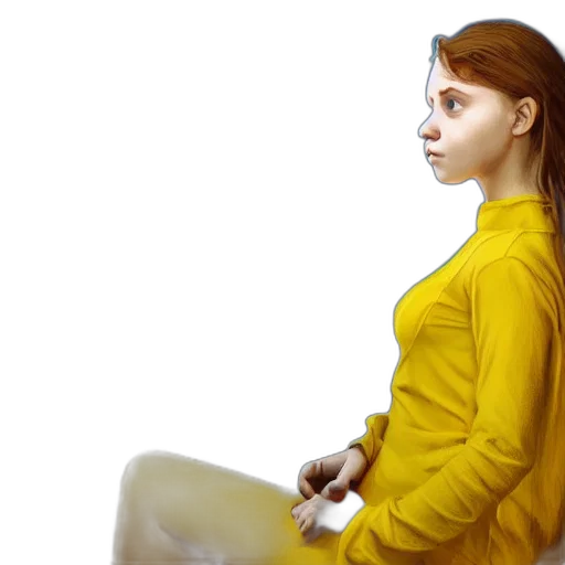 face, robot, dress, mask, concept art, photorealistic, oil painting, 3d render transparent PNG cut-out