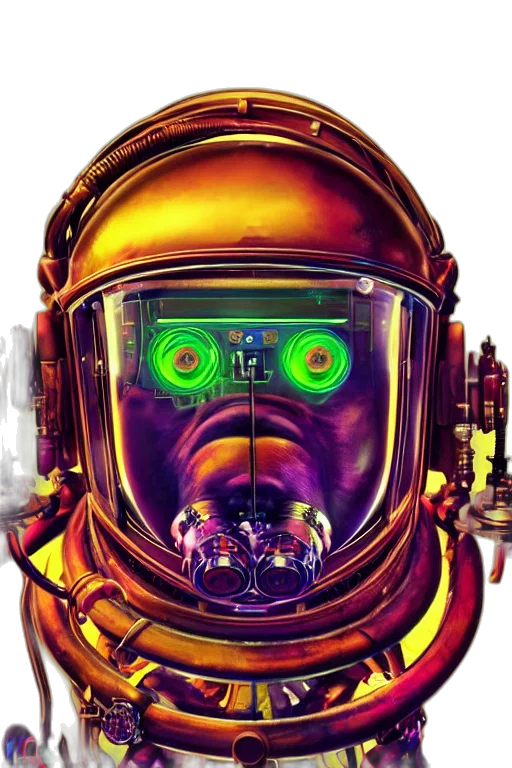 mask, robot, face, concept art transparent PNG cut-out