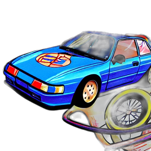 car, 3d render, photorealistic, concept art transparent PNG cut-out