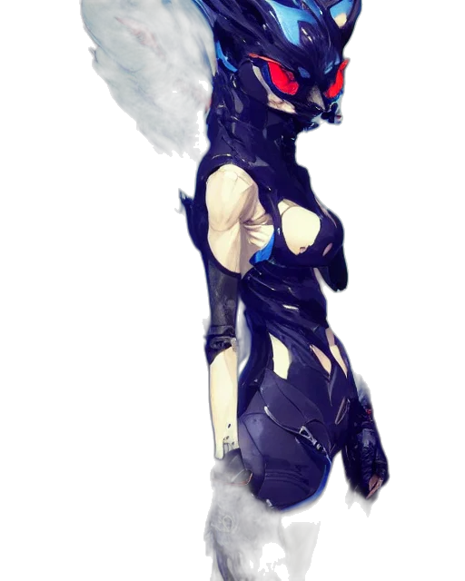 mask, robot, dragon, creature transparent PNG cut-out