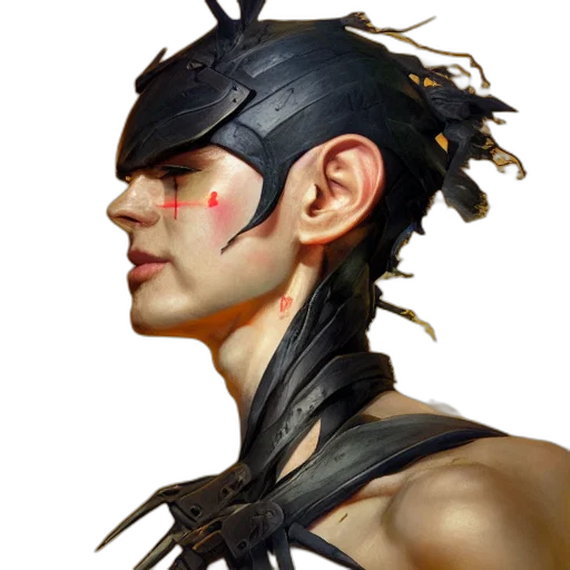 mask, face, crown, dragon transparent PNG cut-out