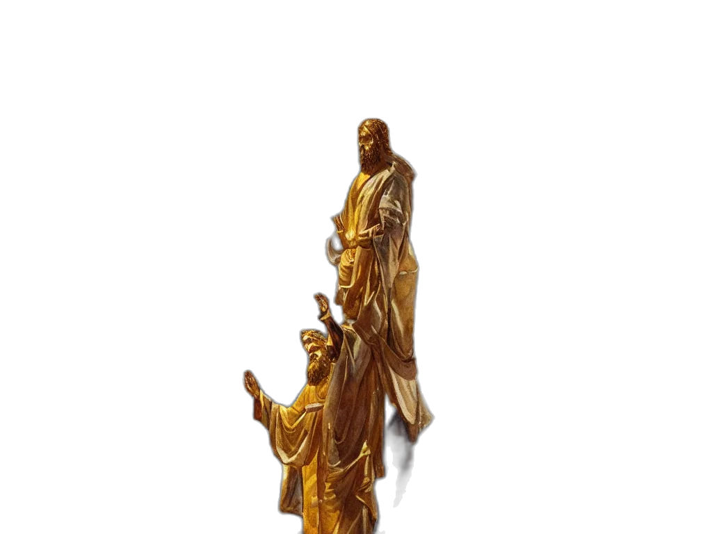 staff, 3d render, concept art, fantasy art, photorealistic, forest, golden, earth tones transparent PNG cut-out