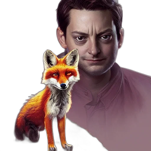animal, creature, staff, face, concept art, photorealistic, fantasy art, pixel art transparent PNG cut-out