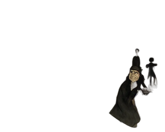 staff, umbrella, hat, mask, concept art, 3d render, horror, beaurocracy transparent PNG cut-out