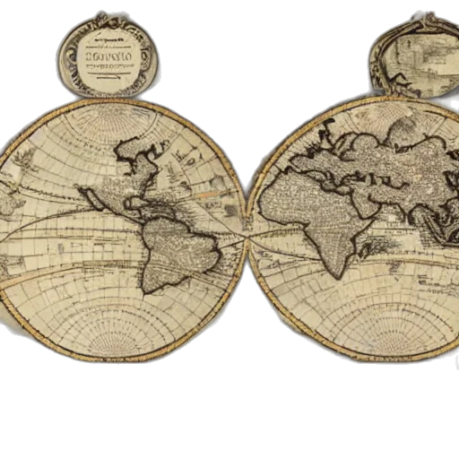 jewelry, old, map transparent PNG cut-out