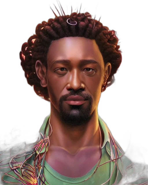 face, staff, concept art, fantasy art transparent PNG cut-out