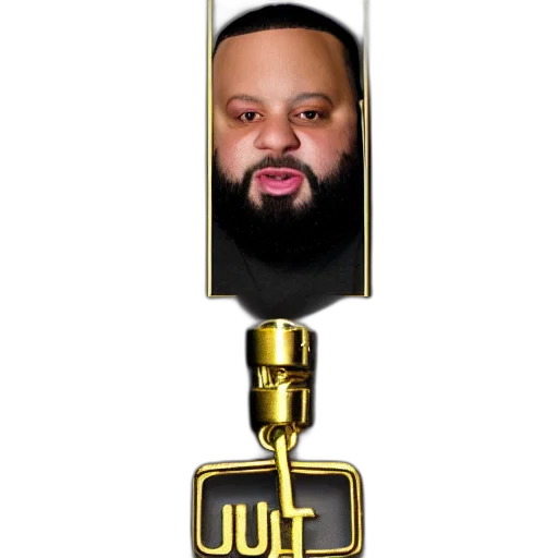 staff, jewelry, bottle, weapon, cartoon, khalid, face, golden transparent PNG cut-out