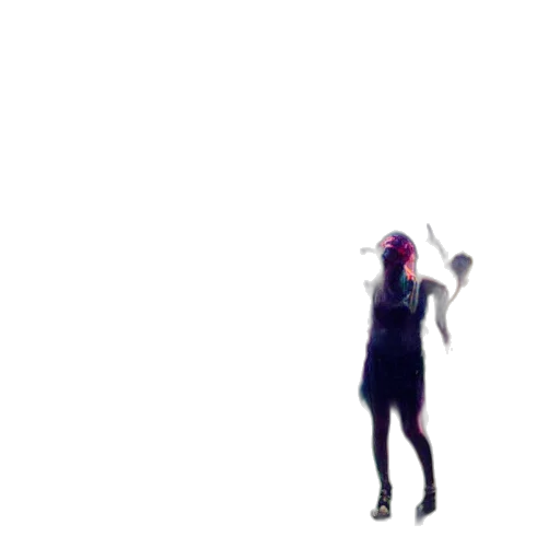 dress, creature, weapon, staff transparent PNG cut-out