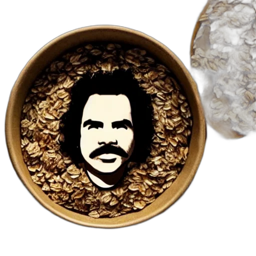 hair, food, jewelry, bowl, oats, face, musician, john transparent PNG cut-out