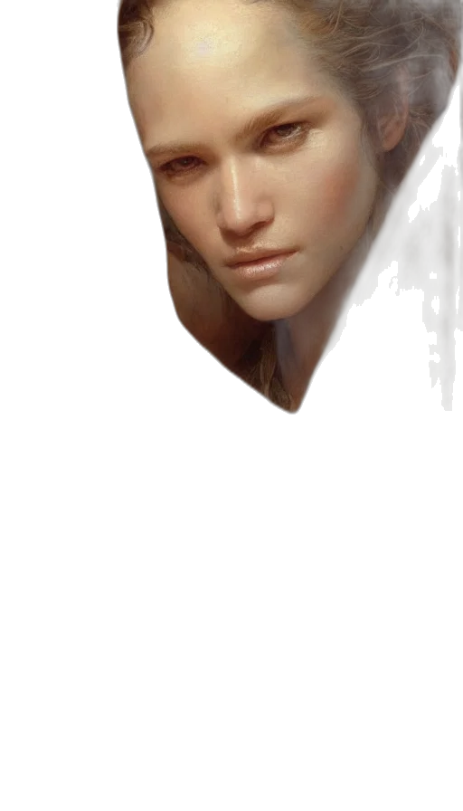 face, mask, creature, staff transparent PNG cut-out