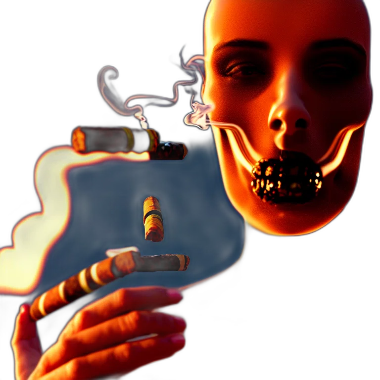 mask, face, staff, jewelry, concept art, 3d render, photorealistic, vaporwave transparent PNG cut-out