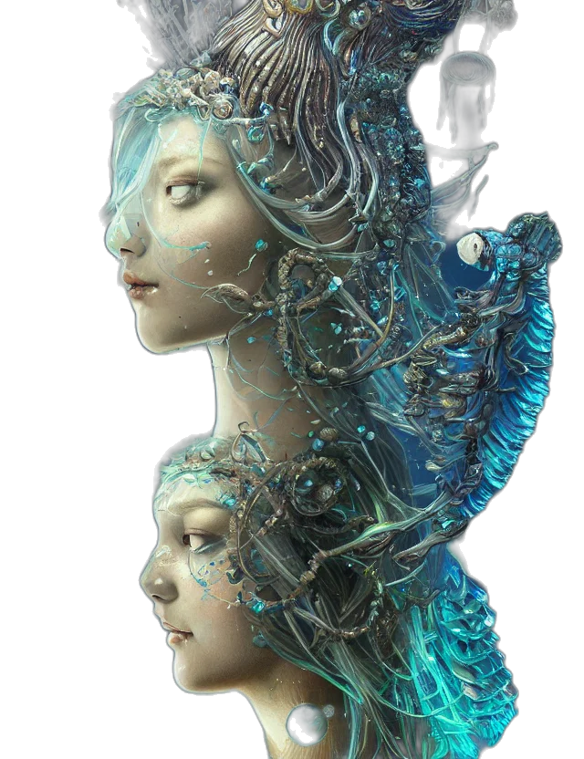 mask, jewelry, robot, crown transparent PNG cut-out