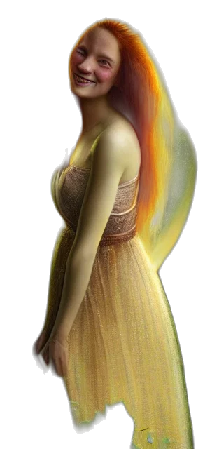dress, hair, dragon, mask, fantasy art, concept art, photorealistic, 3d render transparent PNG cut-out