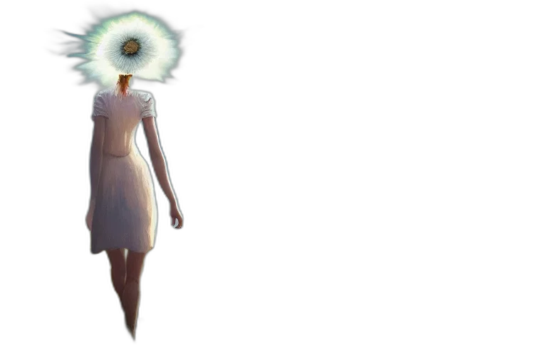 dress, staff, creature, mask, concept art, 3d render, fantasy art, pixel art transparent PNG cut-out