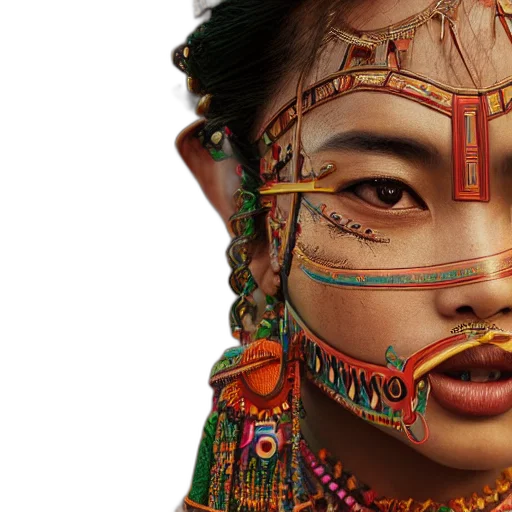 mask, face, jewelry, crown transparent PNG cut-out