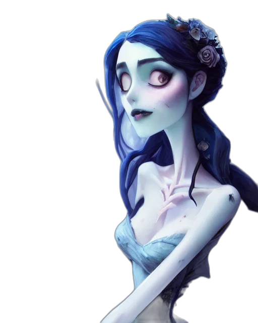 mask, face, dress, staff, concept art, fantasy art, 3d render, watercolor transparent PNG cut-out