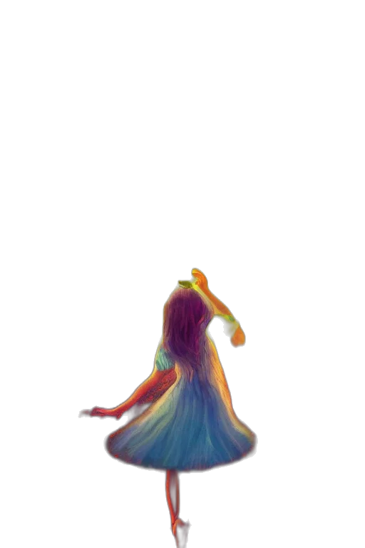 dress, hair, creature, crown, watercolor, pixel art, concept art, fantasy art transparent PNG cut-out