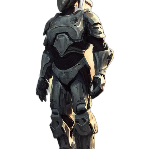 robot, weapon, sword, jacket transparent PNG cut-out