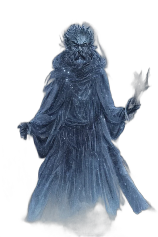 staff, mask, creature, dress transparent PNG cut-out