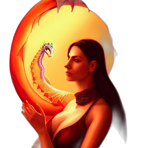 dragon, jewelry, fantasy art, concept art transparent PNG cut-out