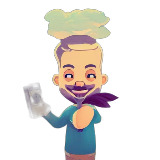 staff, food, cartoon, concept art transparent PNG cut-out