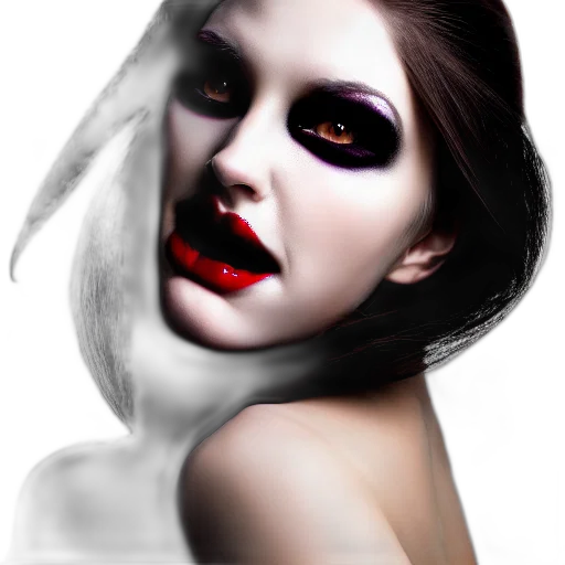 mask, face, creature, photorealistic transparent PNG cut-out