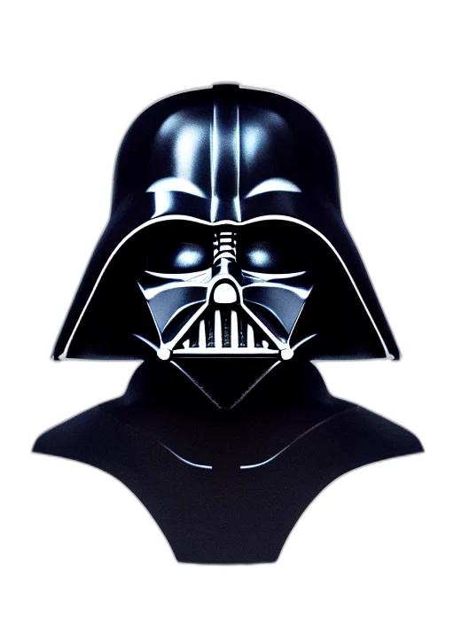 mask, hat, face, photorealistic, concept art, comic book art, darth, vader transparent PNG cut-out