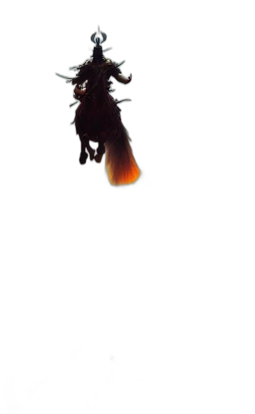 dragon, animal, creature, staff transparent PNG cut-out