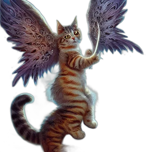 dragon, animal, staff, creature, fantasy art, photorealistic, concept art, pixel art transparent PNG cut-out