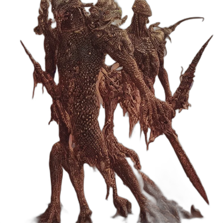 creature, dragon, staff, animal, concept art, fantasy art, 3d render, photorealistic transparent PNG cut-out