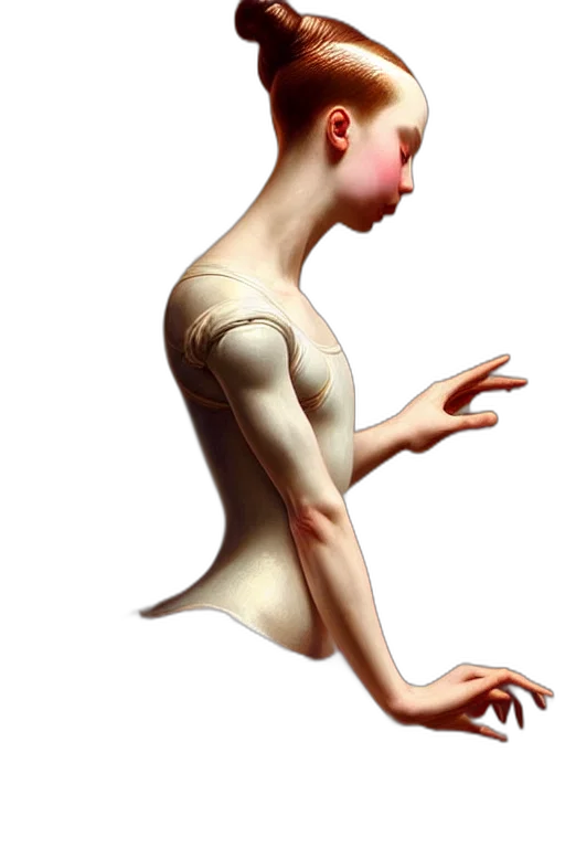 robot, dress, face, creature, concept art, 3d render, photorealistic, fantasy art transparent PNG cut-out