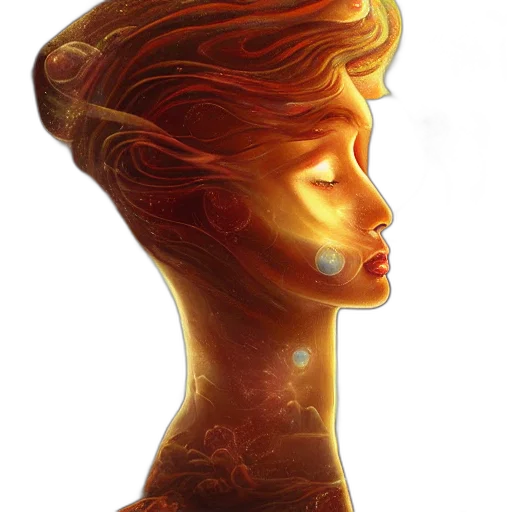 face, crown, mask, hair transparent PNG cut-out