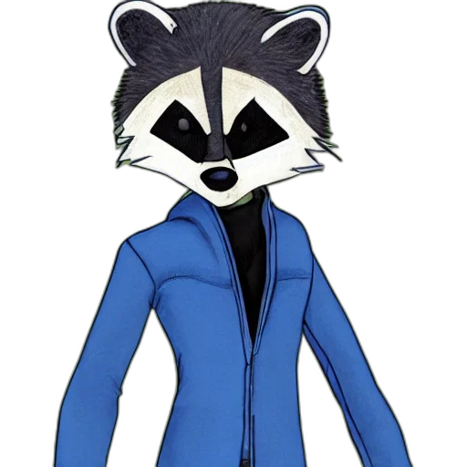 jacket, staff, concept art, cartoon, comic book art, pixel art, blue, monochrome transparent PNG cut-out